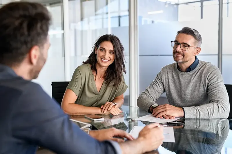people in a business meeting