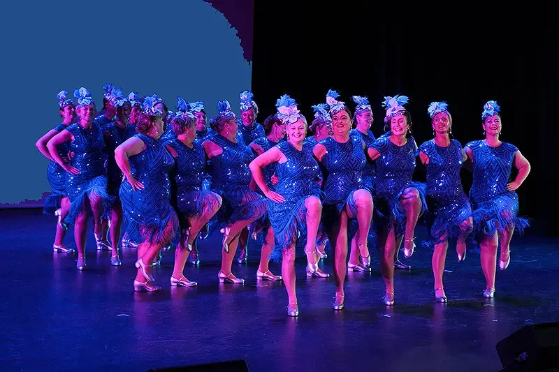 The &#x27;Moll&#x27;s Dolls&#x27; tap dancing group was a hit. Photo_ Tony Devenish-1 copy
